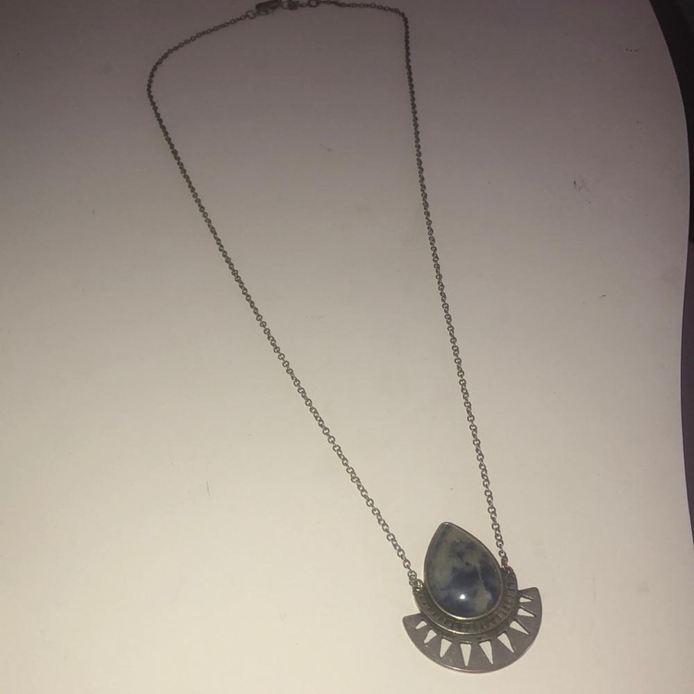 Unique Boho Gem Pendant Necklace